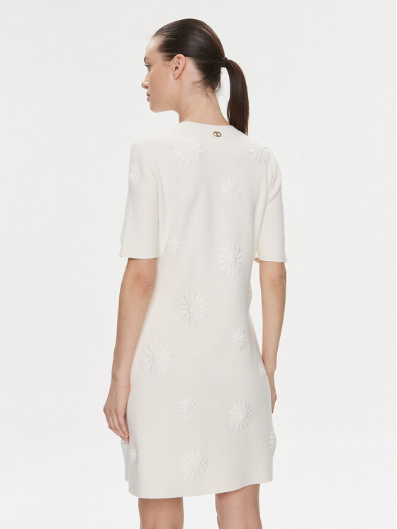 TWINSET TWINSET Kootud kleit 241TP3095 Ekrüüvärv Regular Fit
