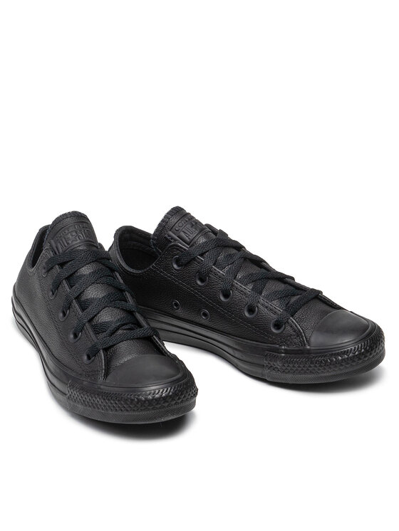 Converse Converse Sneakers aus Stoff Chuck Taylor All Star Mono Leather 135253C Schwarz