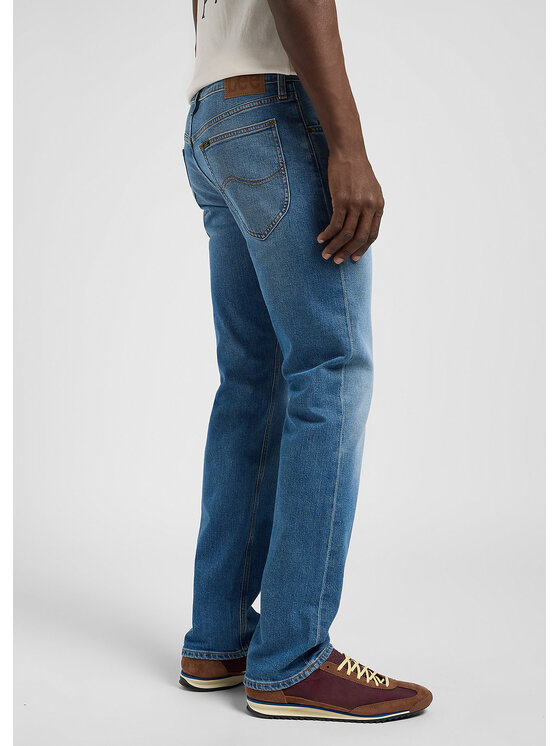 Lee Lee Jeansy DAREN ZIP FLY Niebieski Regular Fit