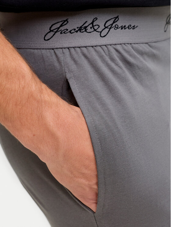 Jack & Jones Jack & Jones Pyžamové nohavice Clyde 12291501 Sivá Regular Fit