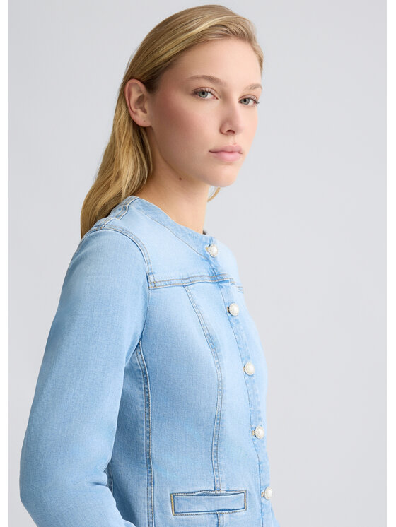 ジャケット LIU JO Woman Jacket Blue UA5135D4448 78861 Women's jackets | Denim & casual jackets for women | Liu Jo