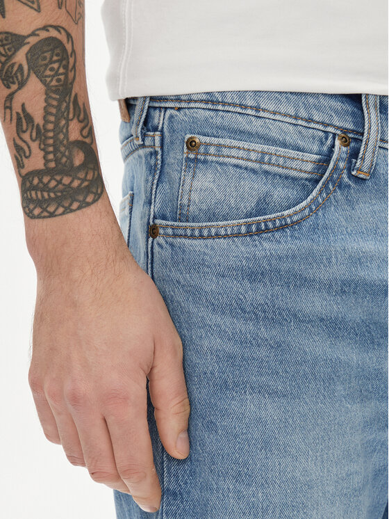 Lee Lee Jeans hlače Daren 112349214 Modra Straight Fit