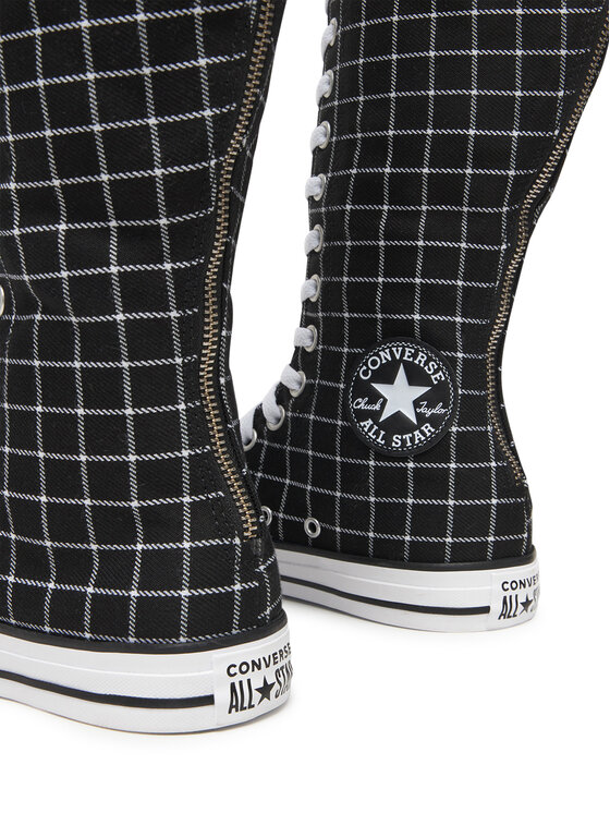 Converse Converse Plátenky Chuck Taylor All Star XXHi Plaid A13019C Čierna