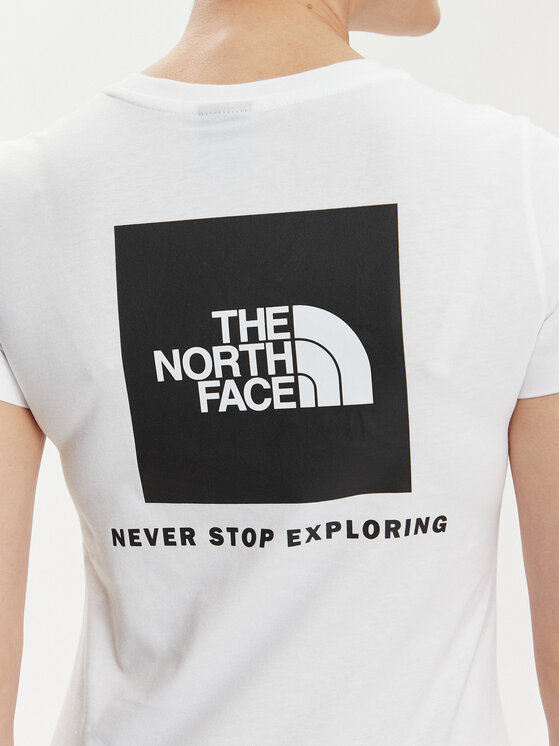 The North Face The North Face Тишърт Redbox NF0A87NM Бял Regular Fit