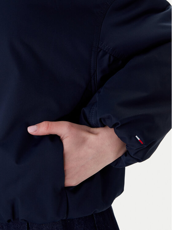 Tommy Jeans Tommy Jeans Bunda bomber Varsity DW0DW22044 Tmavomodrá Relaxed Fit