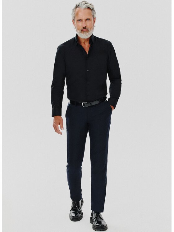 Pako Lorente Pako Lorente Koszula B24WH-1X-046 Czarny Slim Fit