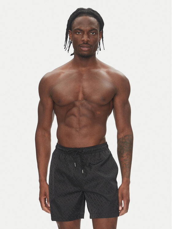 BOSS BOSS Pantaloni scurți pentru înot Jacques 50539313 Negru Regular Fit