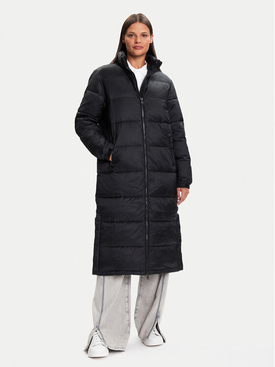 Tommy Jeans Tommy Jeans Žieminė striukė DW0DW21614 Juoda Regular Fit