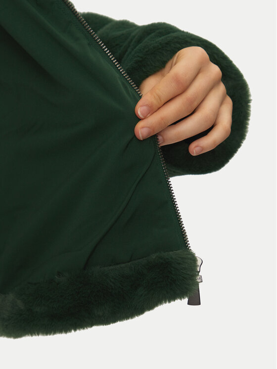 United Colors Of Benetton United Colors Of Benetton Futro 2FBDDN06V Zielony Regular Fit