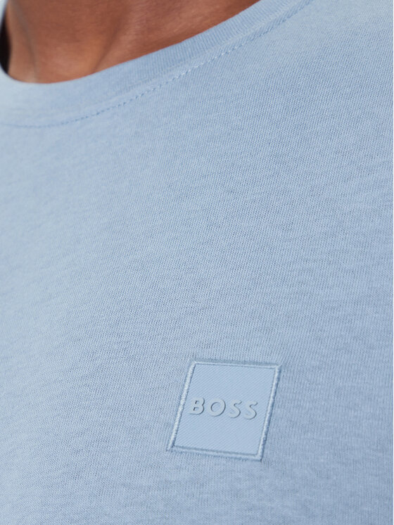 BOSS BOSS Longsleeve Tacks 50512111 Błękitny Regular Fit
