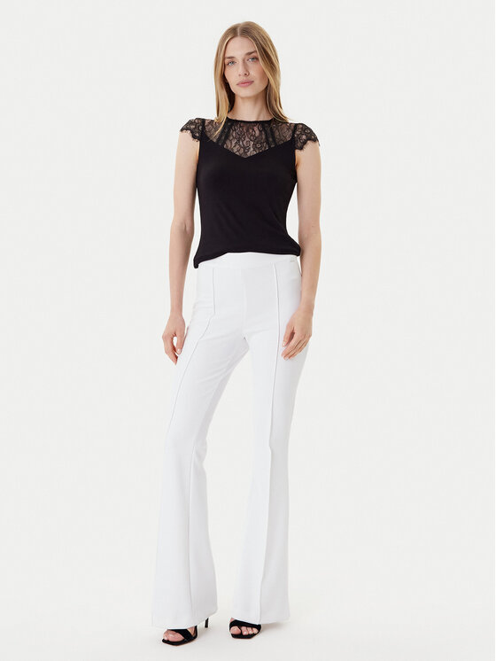 Morgan Morgan Μπλουζάκι 232-DGIULIA Μαύρο Slim Fit