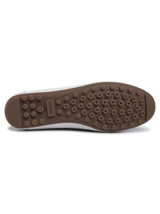 Geox Geox Mokasyny D Leelyan A D724RA 00046 C1000 Biały