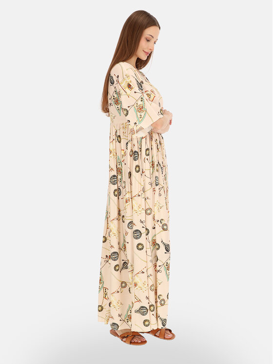 L’AF L’AF Sukienka letnia Daisy Beżowy Regular Fit