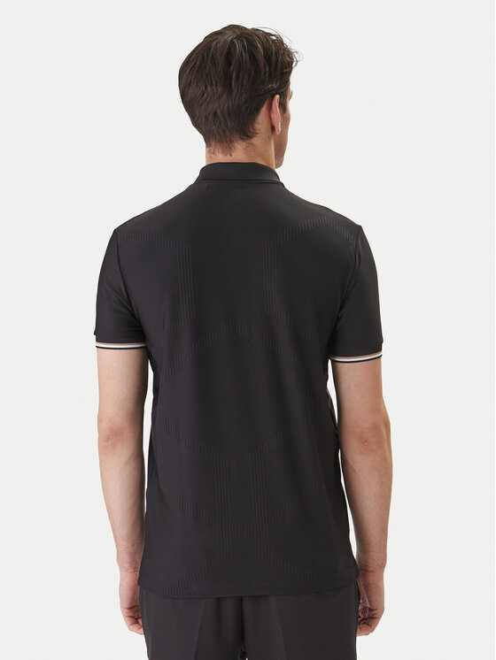 BOSS BOSS Tricou polo Chip Hexa 50554561 Negru Regular Fit