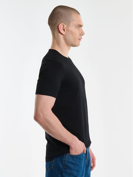 BIG STAR BIG STAR T-Shirt CLASSAC_906_150 Czarny Slim Fit