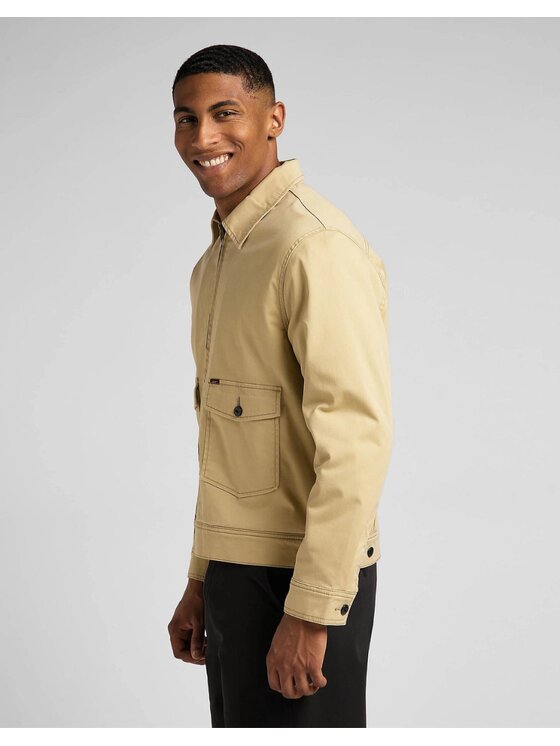 Lee Lee Kurtka przejściowa Chetopa Jacket Beżowy Regular Fit