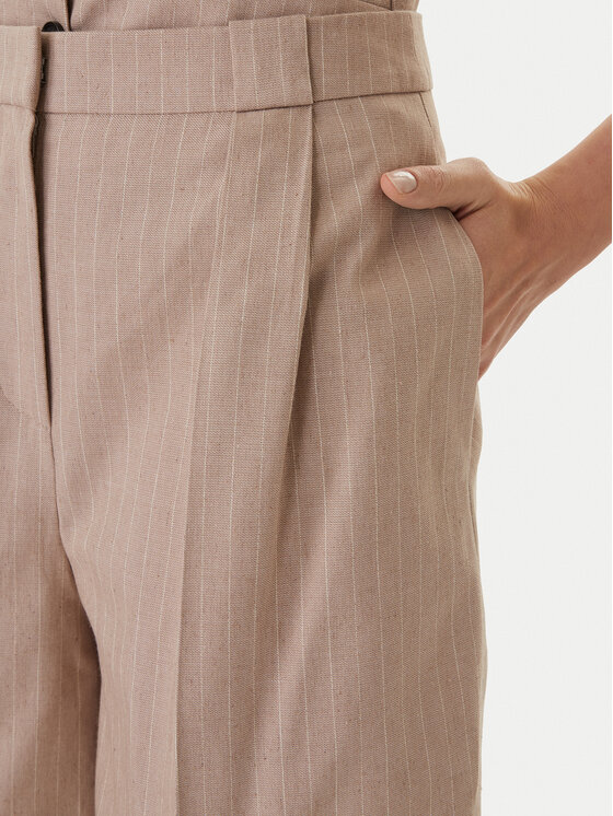 HUGO HUGO Pantalon scurți din material Hamonu 50559853 Bej Relaxed Fit