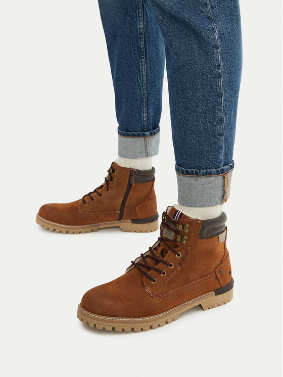 Mustang Mustang Schnürstiefeletten 4142-602 Braun