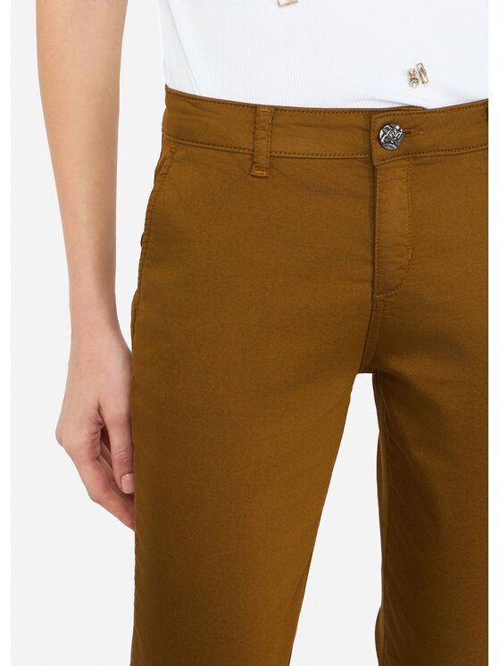 Liu Jo Liu Jo Pantaloni di tessuto MF5401T714480939 Giallo Slim Fit