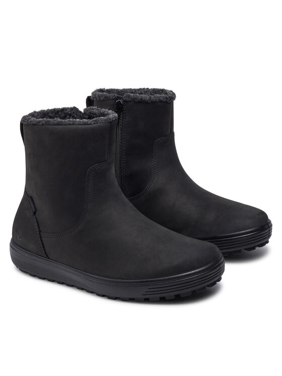 ECCO ECCO Polokozačky Soft 7 Tred W 45075302001 Černá