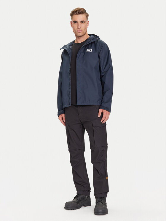 Helly Hansen Helly Hansen Nepremokavá bunda Seven 62047 Tmavomodrá Regular Fit