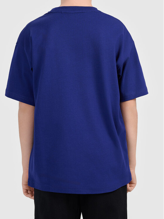 4F 4F T-Shirt 4FJWAW26TTSHM3521-36S Niebieski Active Fit