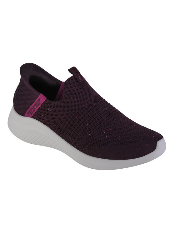 Sneakersy Skechers, Rozmiar 41, Bordowe, Skechers Slip-Ins Ultra Flex 3.0-Shiny Night
