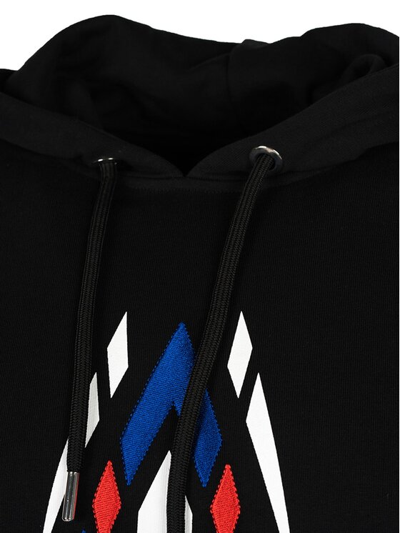 Les Hommes Les Hommes Mikina LJH401-753E | Hoodie Speed Černá Regular Fit