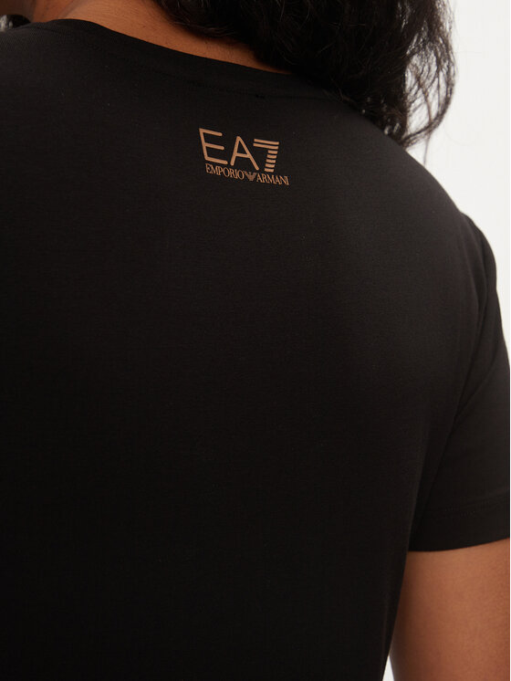 EA7 Emporio Armani EA7 Emporio Armani Každodenní šaty 3DTA63 TJFKZ 1200 Černá Slim Fit