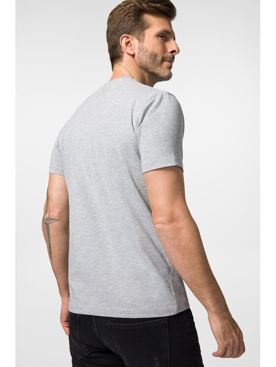 Próchnik Próchnik T-Shirt PM4 TS073123000048 Szary Slim Fit