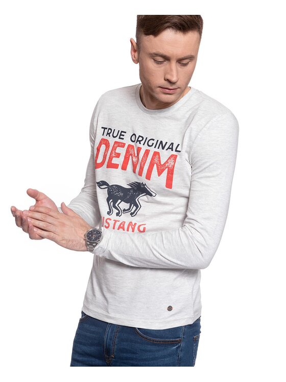 Mustang Mustang T-shirt ADRIAN C Grigio Regular Fit