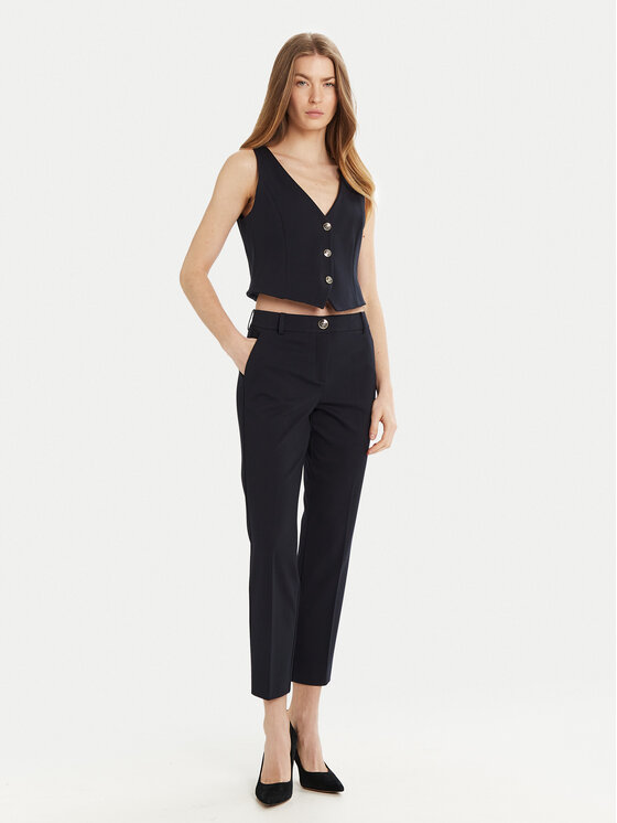 Marella Marella Pantaloni chino Dotto 2513781014 Bleumarin Slim Fit