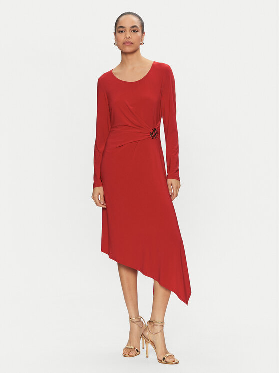 Joseph Ribkoff Abito da cocktail 243153 Rosso Regular Fit, taglia : 36