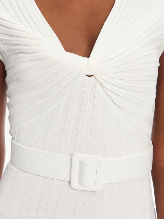 Liu Jo Liu Jo Vestito di maglia WA5365 MS55N Bianco Slim Fit