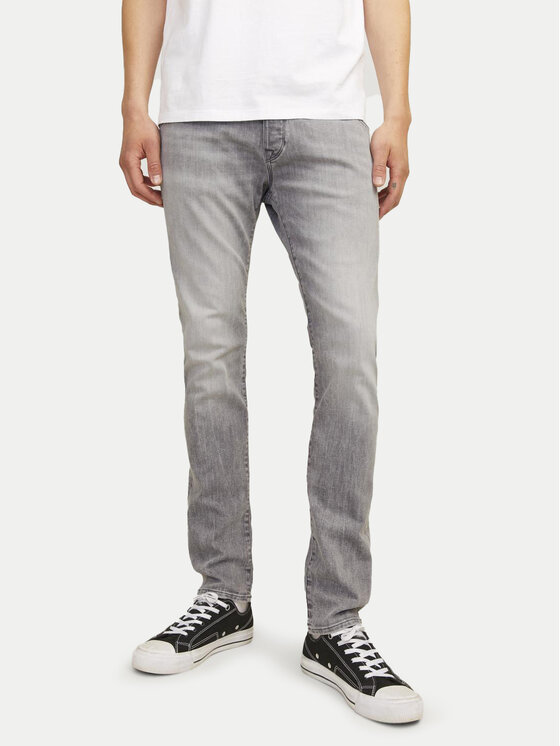 Jack&Jones Džinsi Glenn 12259333 Pelēks Slim Fit