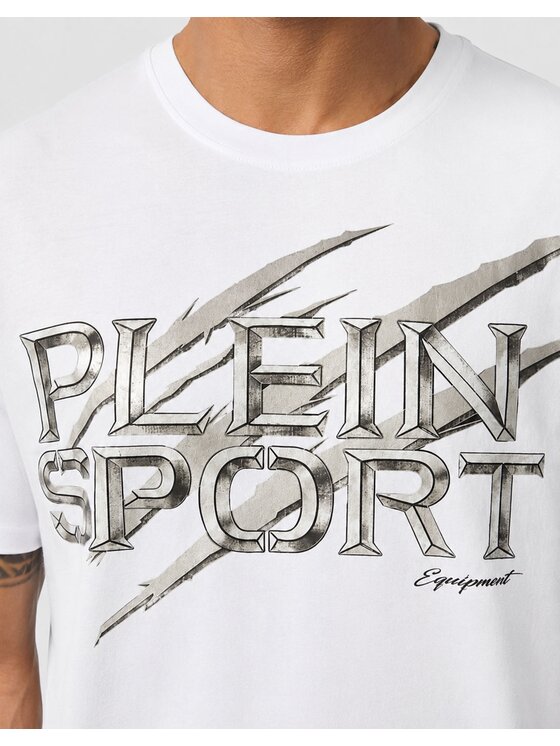Plein Sport Plein Sport T-Shirt 31531 Bílá Regular Fit