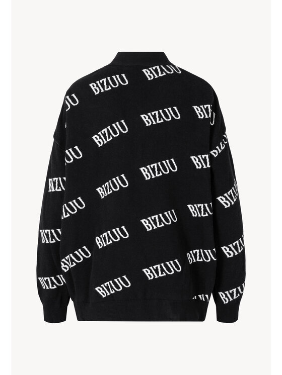 BIZUU BIZUU Kardigan KYLE Czarny Standard Fit