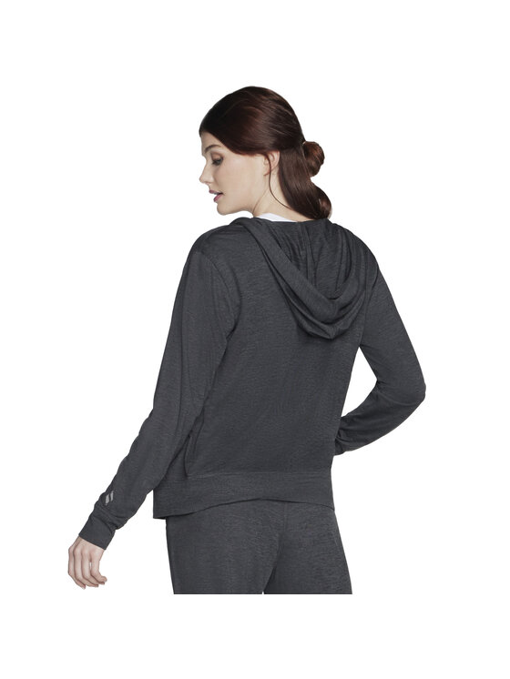 Skechers Skechers Bluza Skechers Godri Swift Full Zip Hoodie Szary Regular Fit