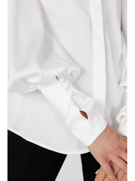 Silence Silence Camicia ELIS Bianco Long Fit