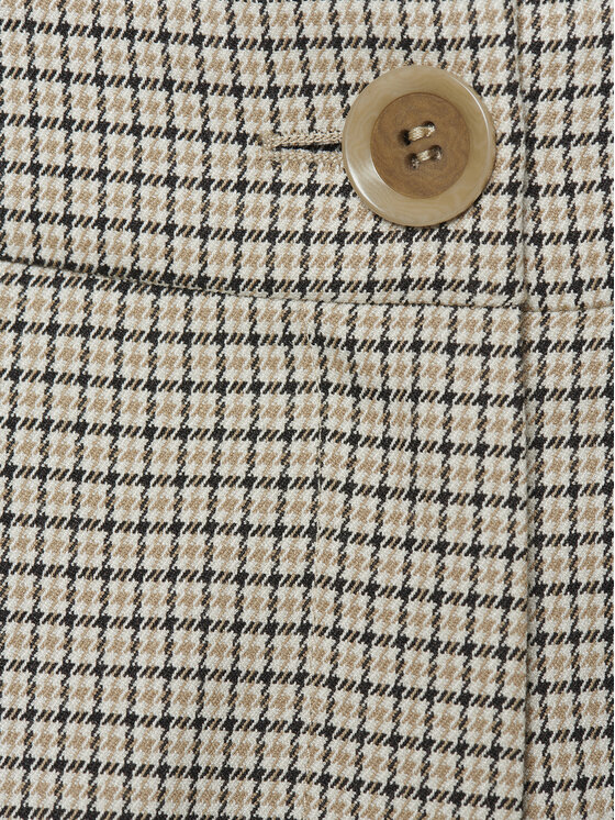La Mania La Mania Spodnie garniturowe VALLEY Beżowy Classic Fit