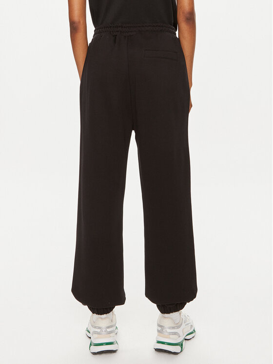 Karl Lagerfeld Jeans Karl Lagerfeld Jeans Teplákové kalhoty 245J1000 Černá Relaxed Fit