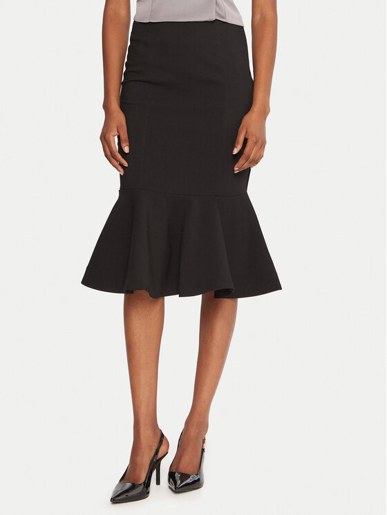 Rinascimento Rinascimento Suknja olovka CFC0126166003 Crna Slim Fit