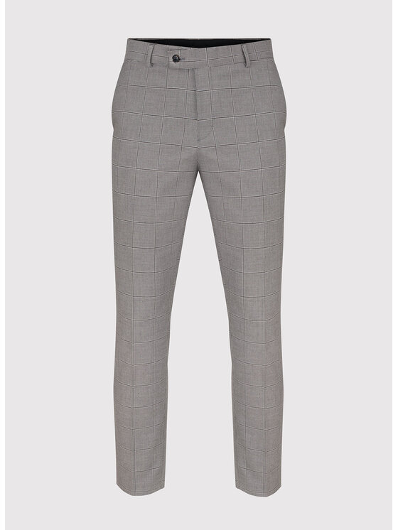 Pako Lorente Pako Lorente Spodnie garniturowe P23SF-6G-029 Brązowy Slim Fit