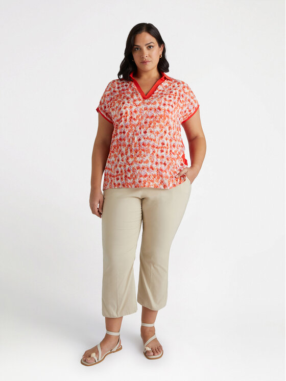 Fiorella Rubino Fiorella Rubino T-shirt G030L008631N0S1 Arancione Regular Fit