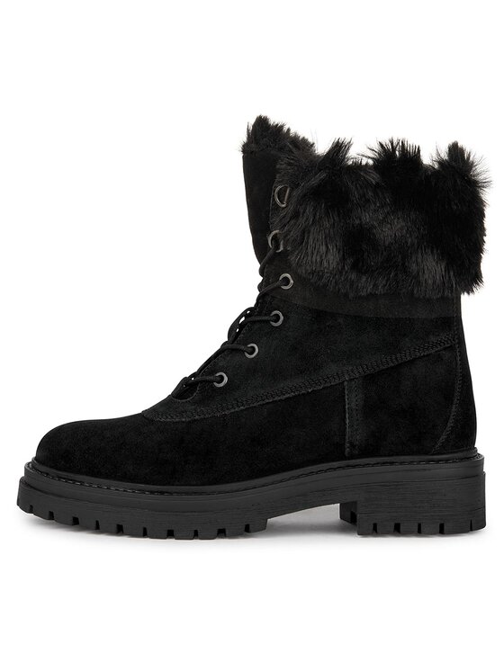 Geox Geox Polokozačky D Iridea D26HRT 022BH C9999 Černá