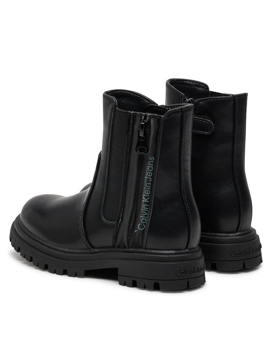 Calvin Klein Jeans Calvin Klein Jeans Μποτάκια Chelsea Boot V3A5-81019-1355 M Μαύρο