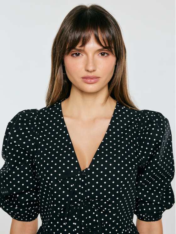 BIG STAR BIG STAR Bluzka SORI Czarny Basic Fit