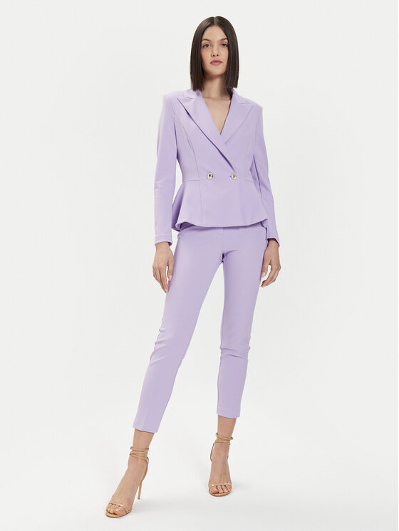 Rinascimento Rinascimento Švarkas CFC0118247003 Violetinė Regular Fit