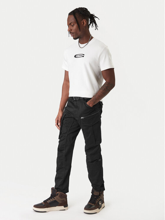 G-Star Raw G-Star Raw Tricou Old Skool D25967-C812 110 Alb Regular Fit