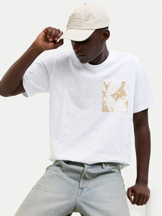 Jack&Jones Jack&Jones T-särk Split 12272995 Valge Regular Fit